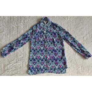 Laundry by Shelli Segal Shirt Tunic Floral‎ Print Long Sleeve Button Down XS